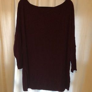 2 for $15 magenta jersey knit Just Fab top